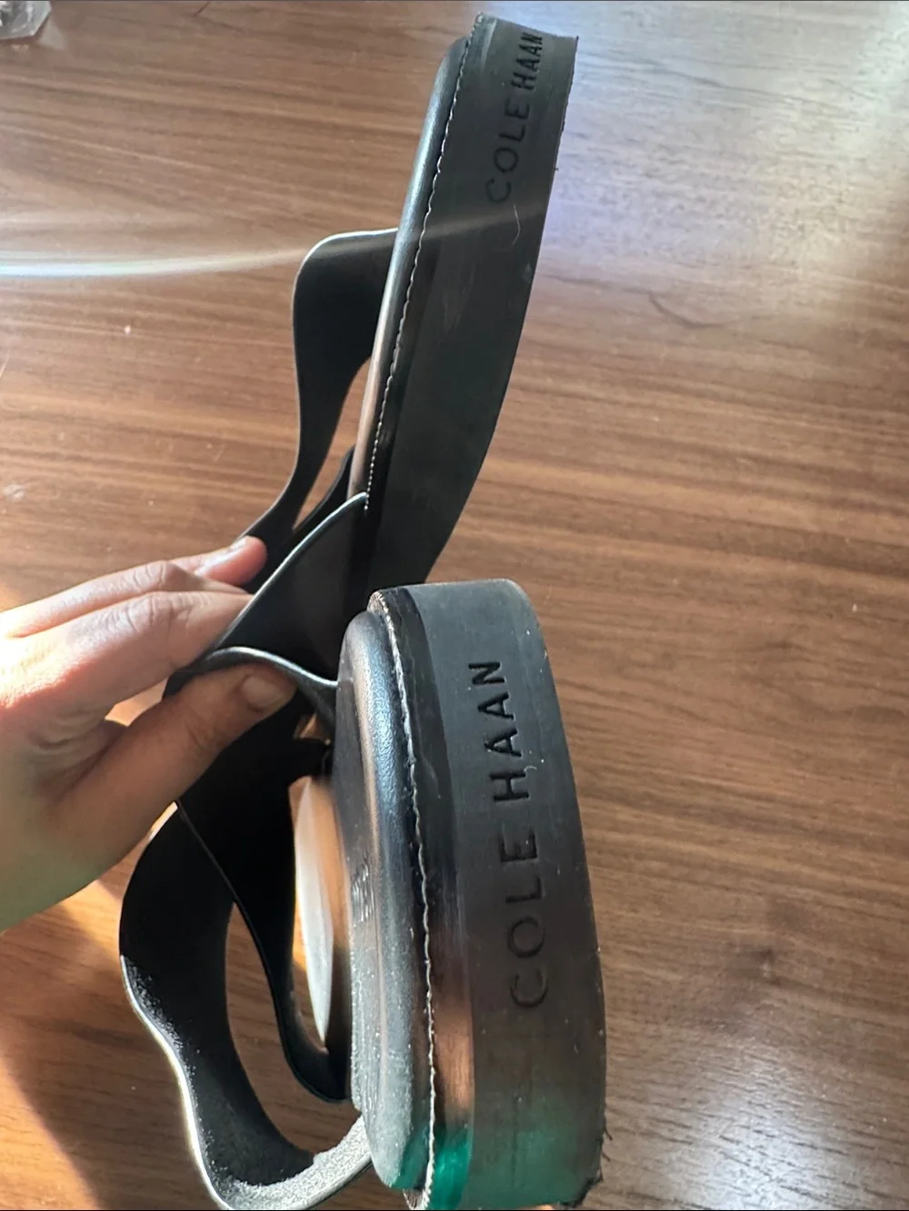 Coke Haan leather sandals